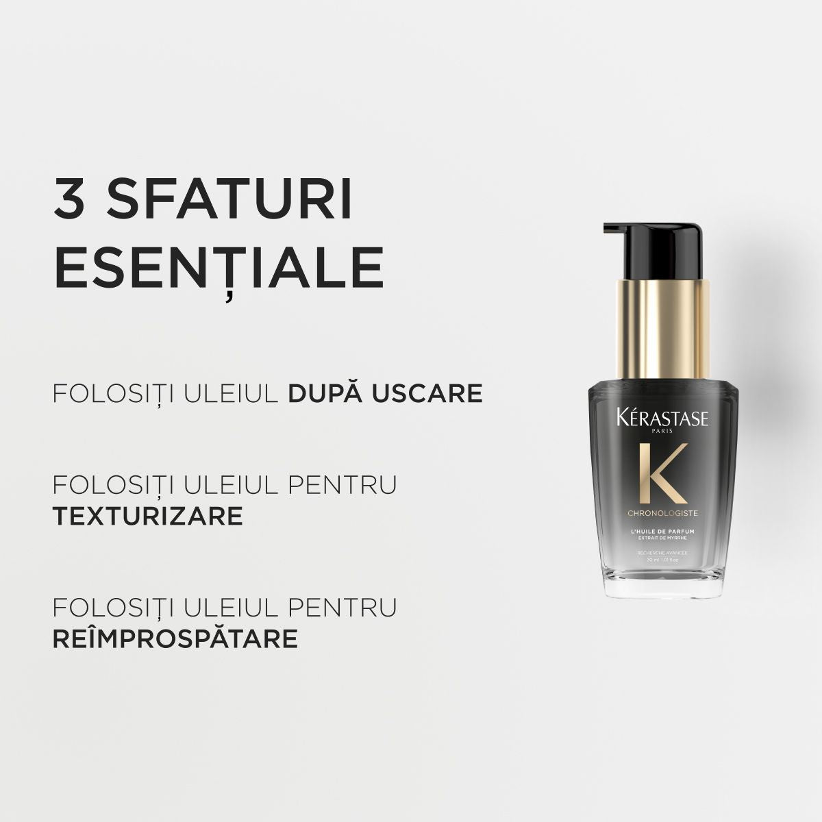 Ulei de par parfumat Kérastase Chronologiste Huile de Parfum ulei de par parfumat, travel size 30 ml