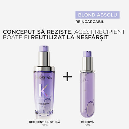 Ulei Pentru Par Blond Reincarcabil - Kerastase Blond Absolu L'Huile Cicagloss 75ml