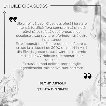 Ulei Pentru Par Blond Reincarcabil - Kerastase Blond Absolu L'Huile Cicagloss 75ml