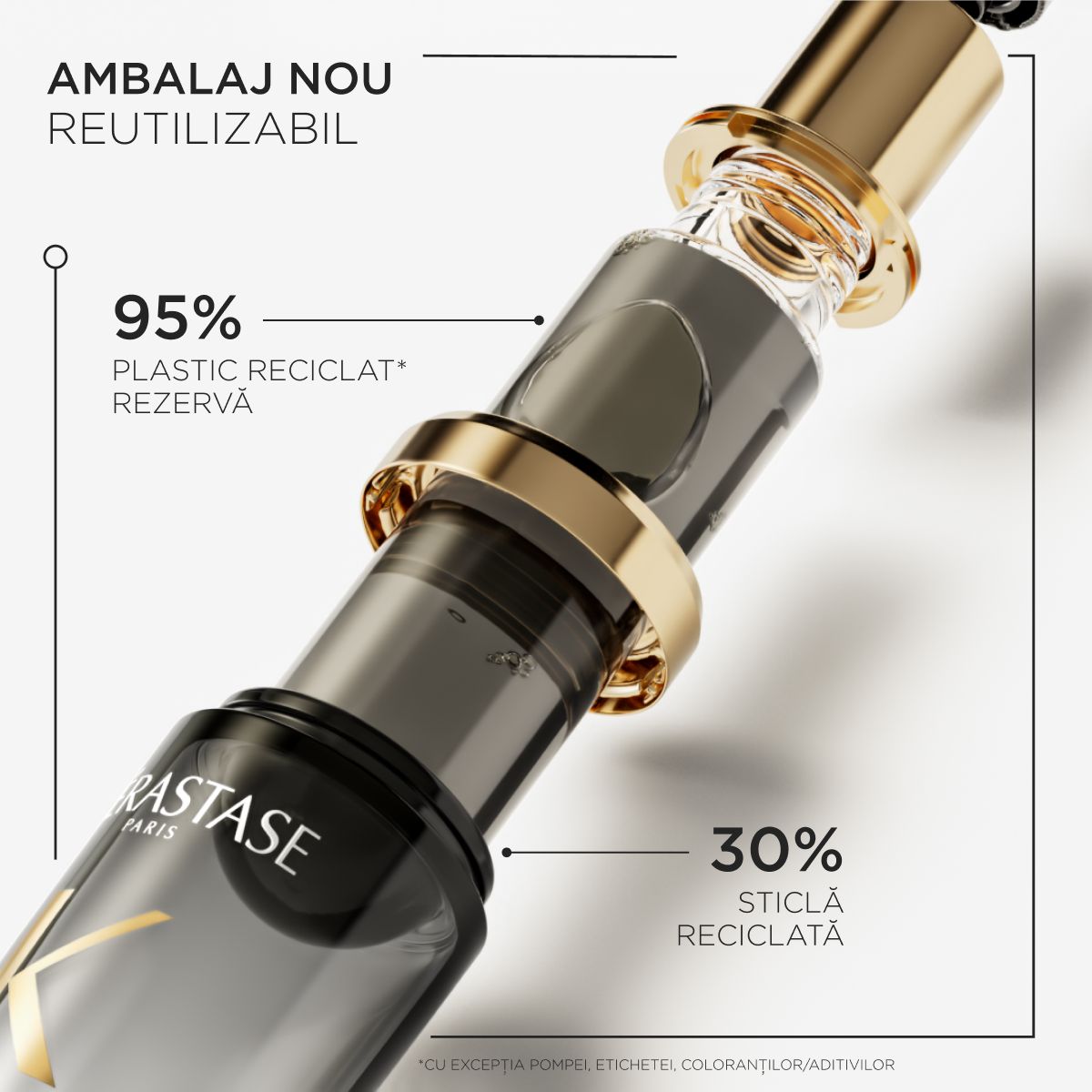 Ulei de păr reîncărcabil - Kerastase Chronologiste Huile de Parfum - ulei parfuma de păr revitalizează și hidratează 75ml
