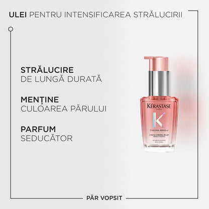 Ulei de par pentru mentinerea culorii - Kerastase Chroma Absolu L'Huile Chroma Eclat - 30 ml
