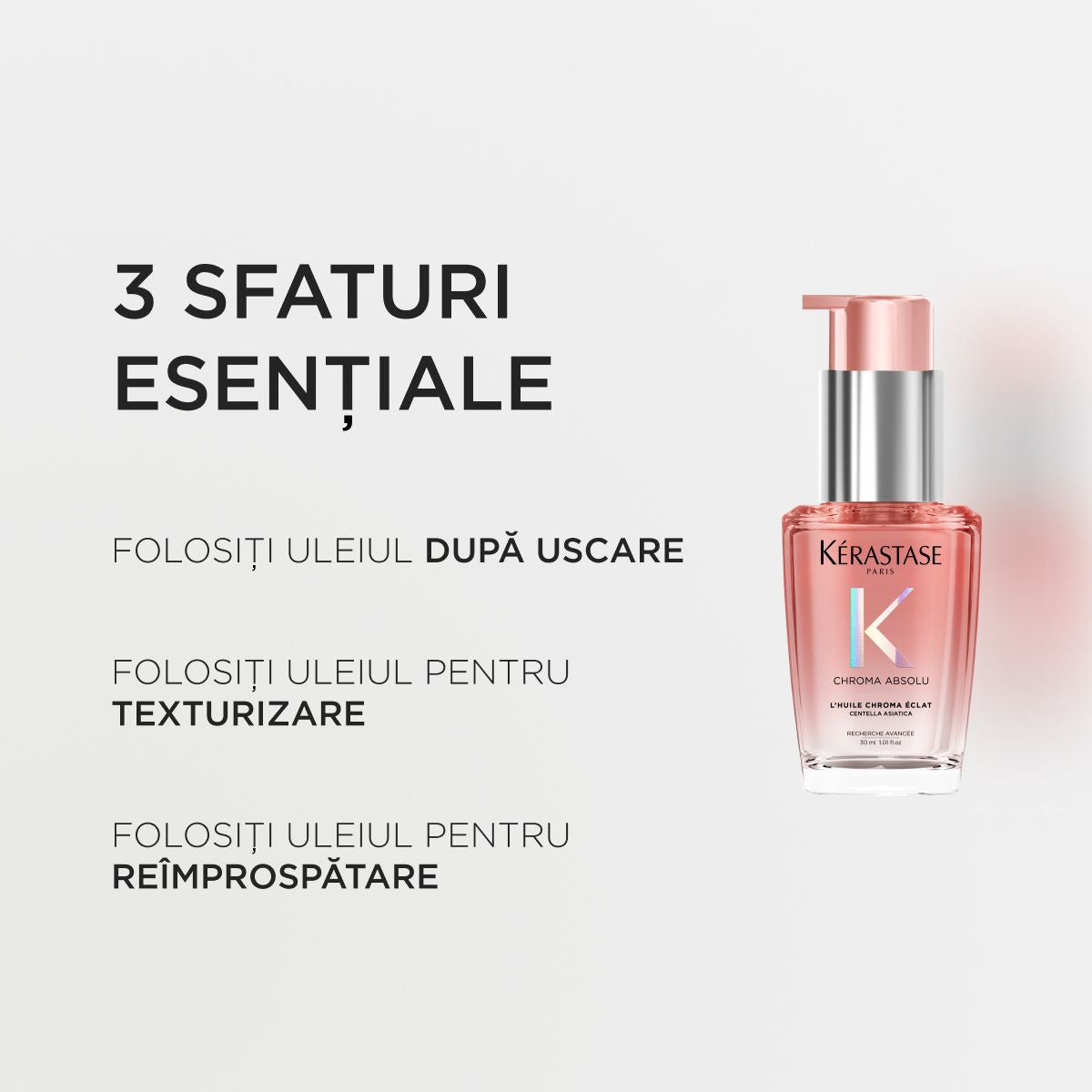 Ulei de par pentru mentinerea culorii - Kerastase Chroma Absolu L'Huile Chroma Eclat - 30 ml