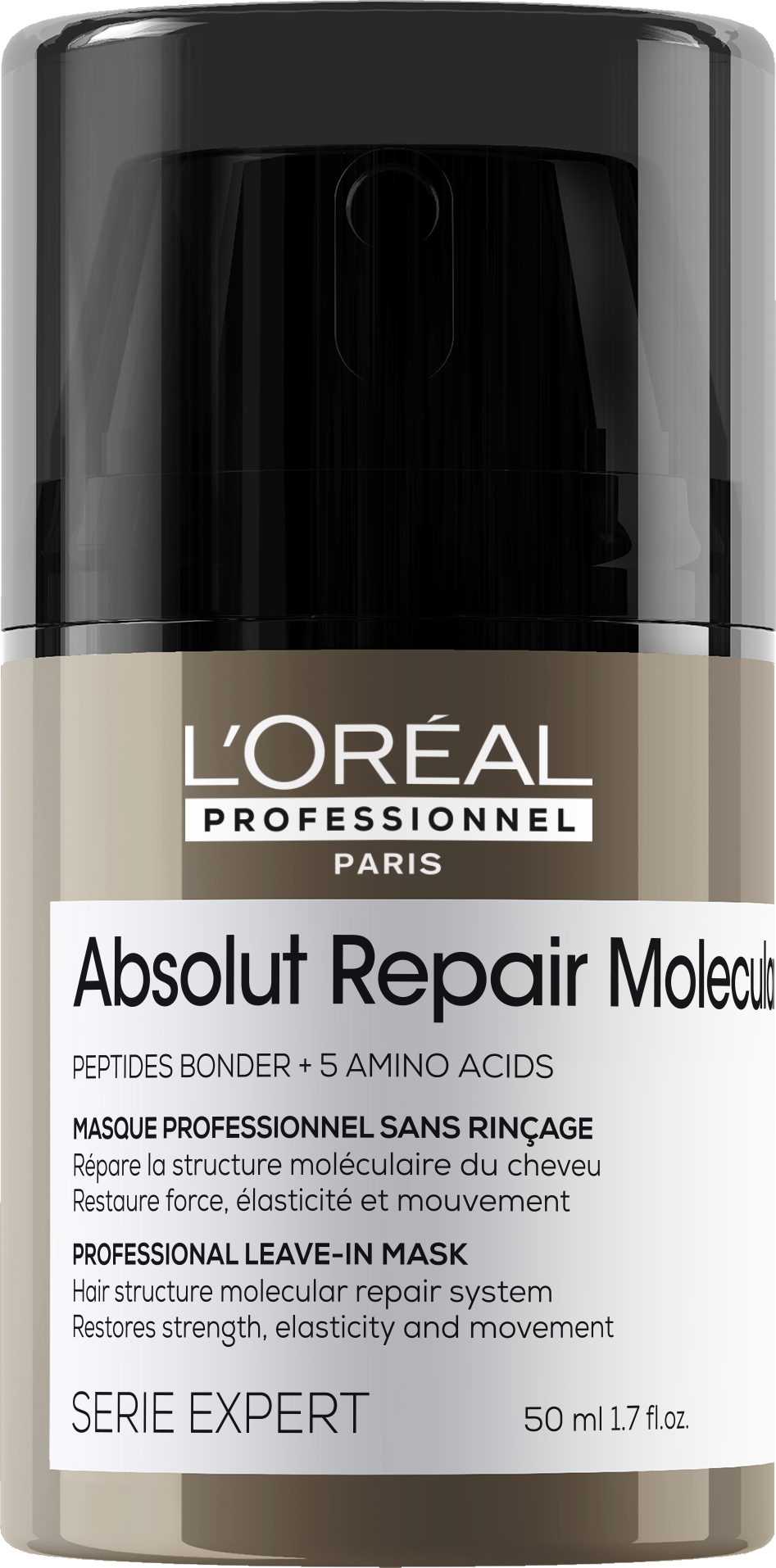 Masca de Păr Leave-in L’Oreal Professionnel Serie Expert Absolut Repair Molecular cu Protecție Termică 50ml Travel Size