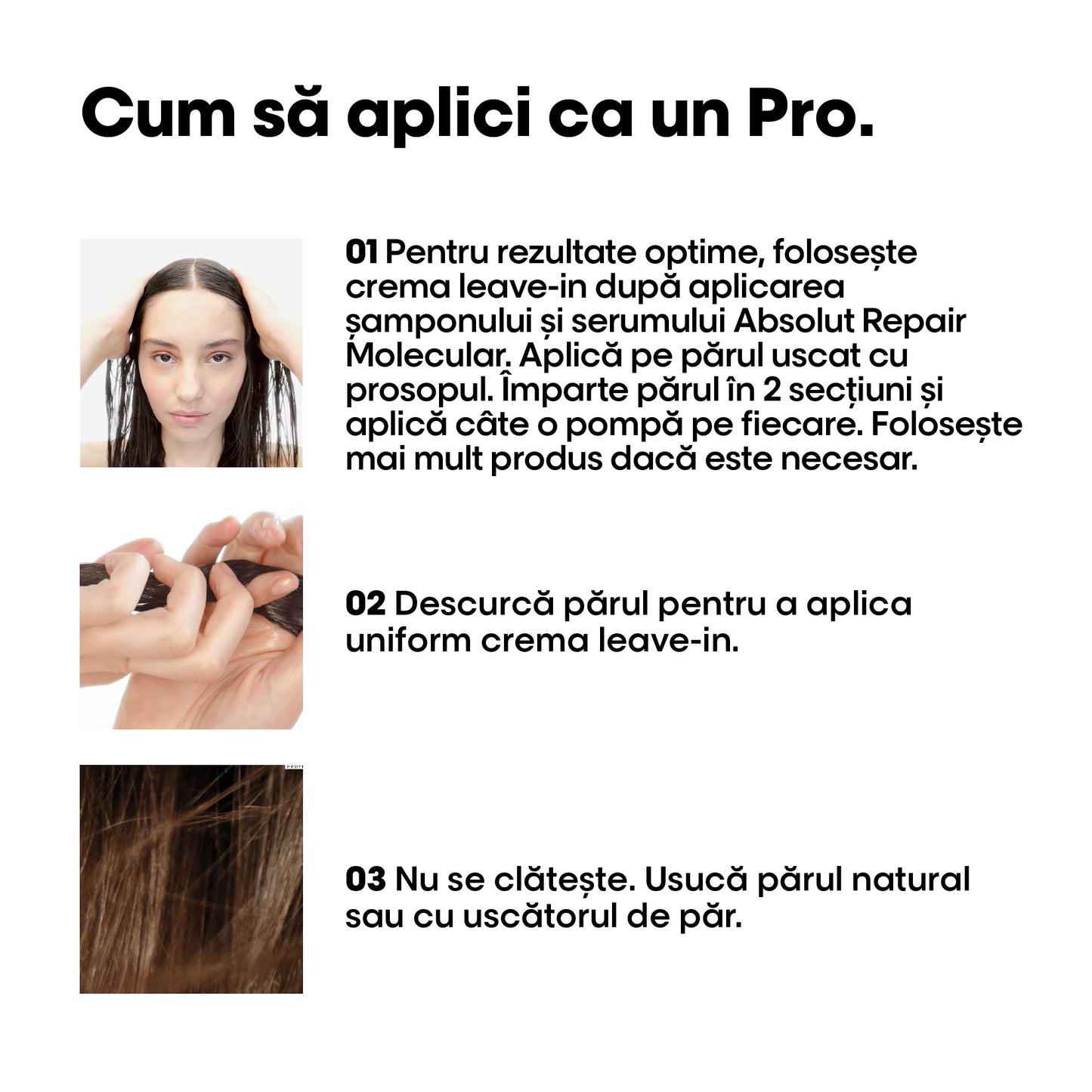 Masca de Păr Leave-in L’Oreal Professionnel Serie Expert Absolut Repair Molecular cu Protecție Termică 50ml Travel Size