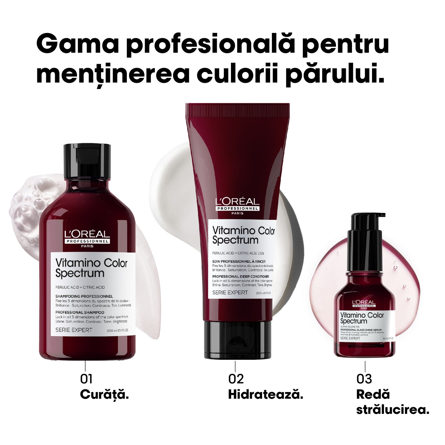 L'Oreal Professionnel Serie Expert Vitamino Color Spectrum Shampoo, for color maintenance, 300ml