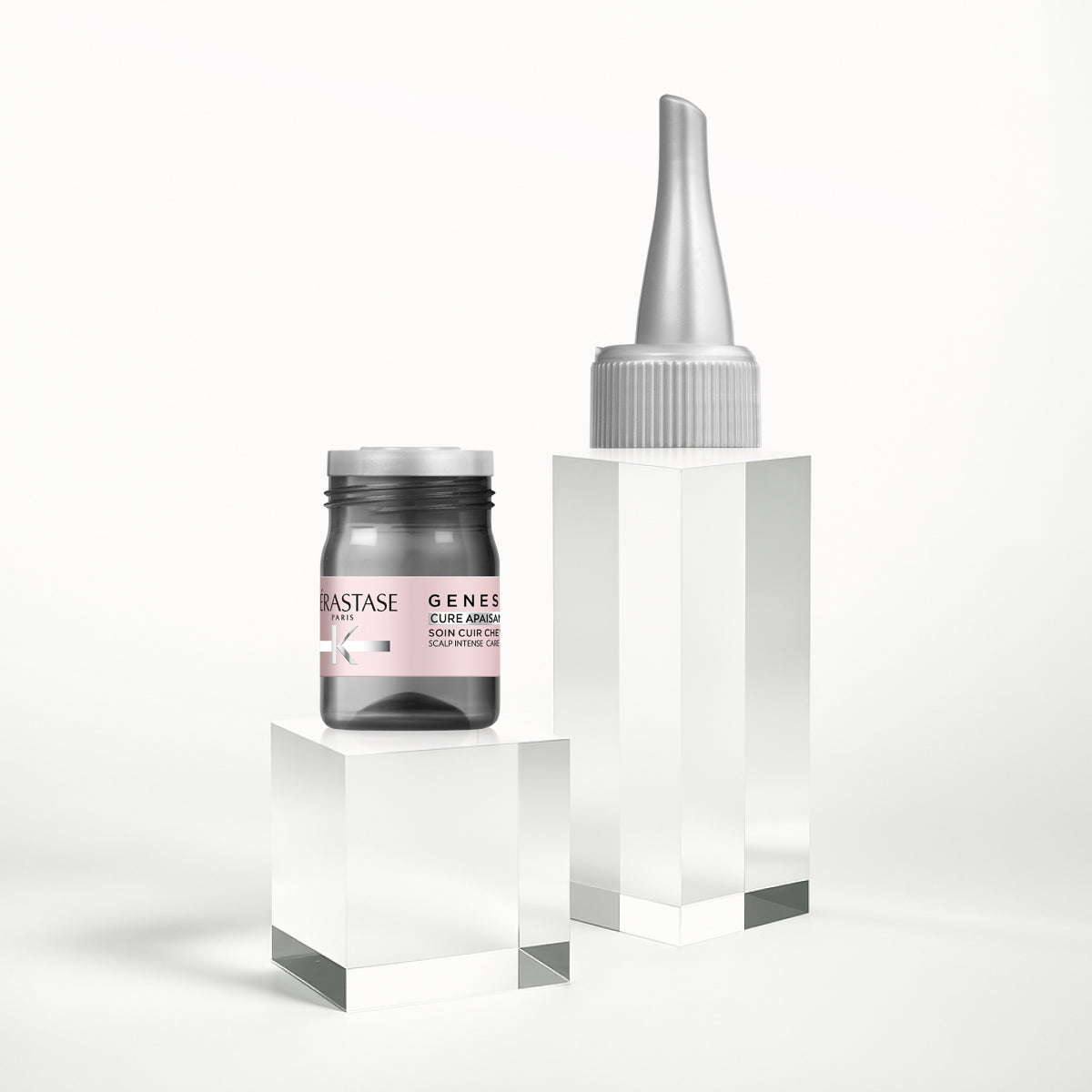 Fiole Kérastase Genesis Cure Apaisante, Îngrijire intensă, calmantă împotriva disconfortului pentru scalp sensibil 10x6ml