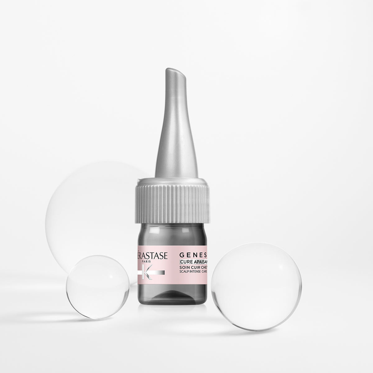 Fiole Kérastase Genesis Cure Apaisante, Îngrijire intensă, calmantă împotriva disconfortului pentru scalp sensibil 10x6ml