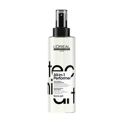 Tratament profesional pentru par, fara clatire L’Oreal Professionnel Tecni.Art All-in-1 Performer, multifunctional cu 30 de beneficii, 190ml