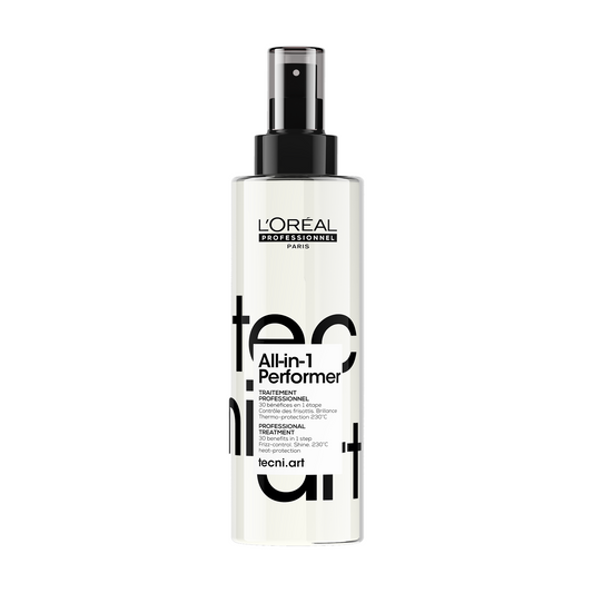 Tratament profesional pentru par, fara clatire L’Oreal Professionnel Tecni.Art All-in-1 Performer, multifunctional cu 30 de beneficii, 190ml