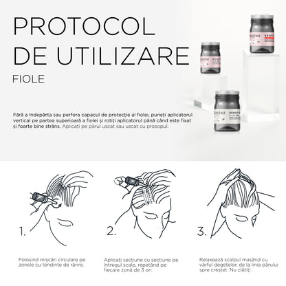 Fiole Kérastase Densifique Cure Densité Ingrijire activa pentru mentinerea densitatii, calitatii si texturii parului 10x6ml