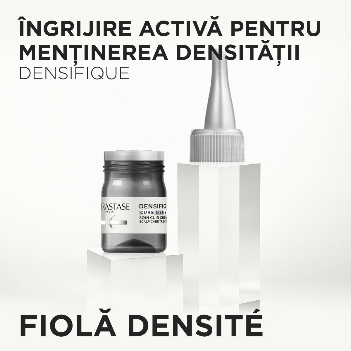 Fiole Kérastase Densifique Cure Densité Ingrijire activa pentru mentinerea densitatii, calitatii si texturii parului 42x6ml