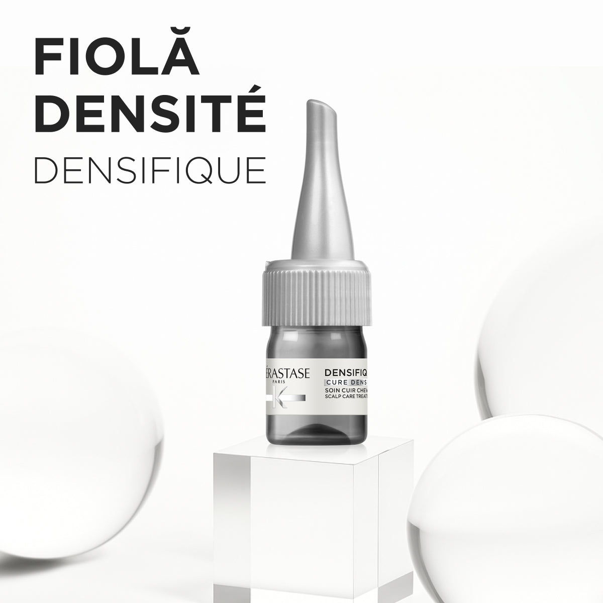 Fiole Kérastase Densifique Cure Densité Ingrijire activa pentru mentinerea densitatii, calitatii si texturii parului 42x6ml