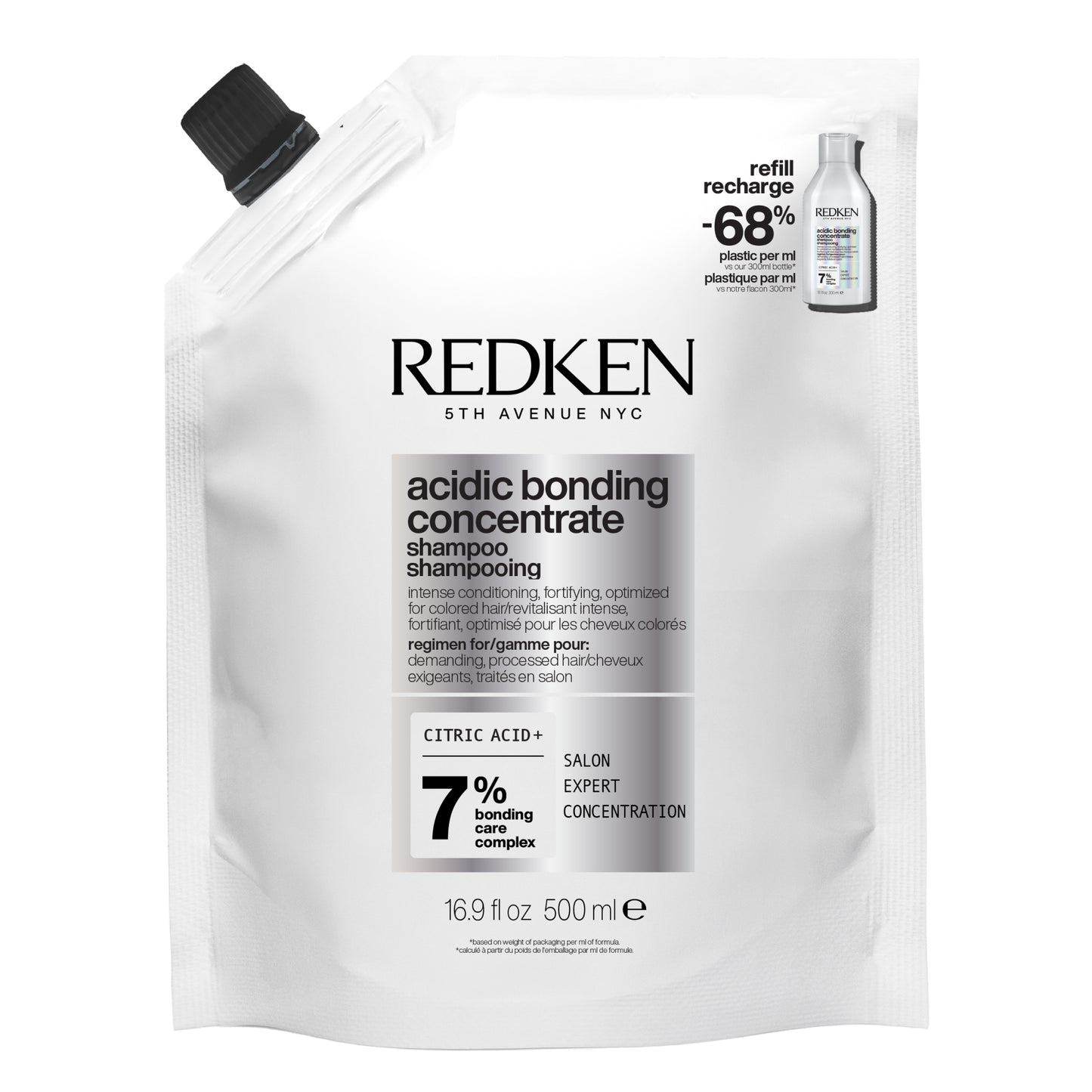 Shampoo for damaged hair — Redken Acidic Bonding Concentrate Sulfate-Free Shampoo 500ml