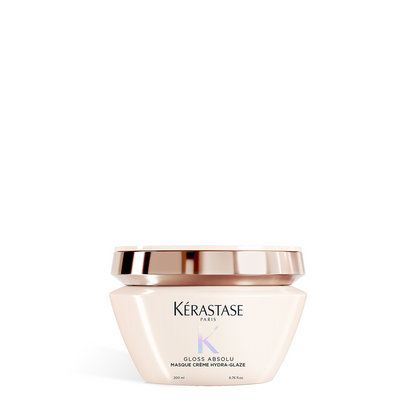 Masca pentru par gros predispus la electrizare Kérastase Gloss Absolu Masque Crème Hydra-Glaze 200 ml