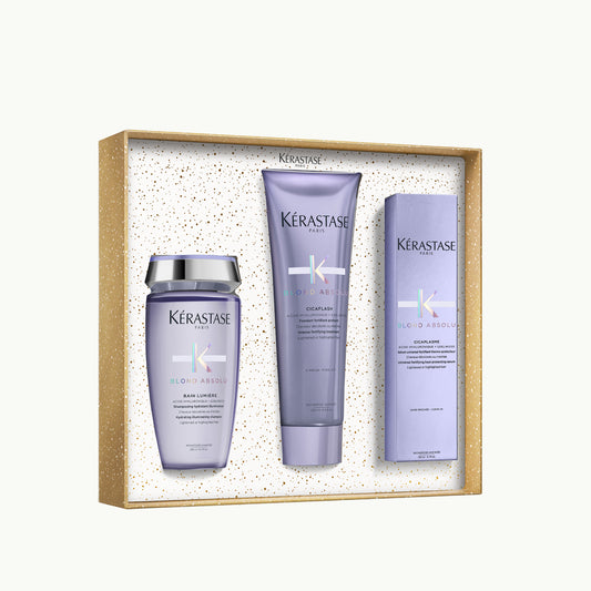 Set Kérastase Blond Absolu Fondant Holidays 2025, ingrijire a parului pentru un blond mai stralucitor