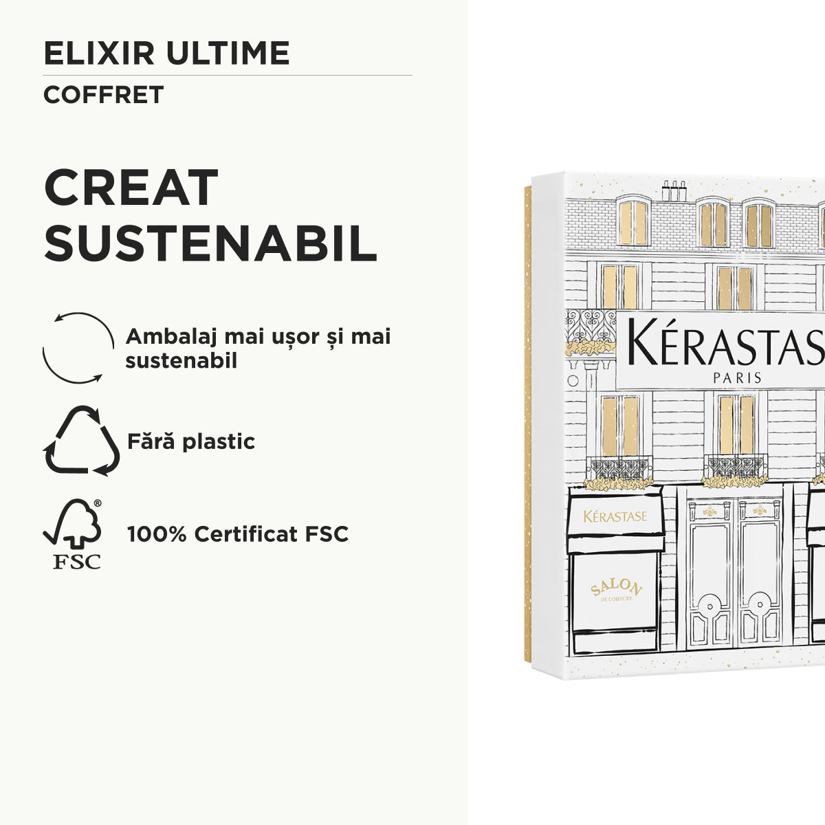 Set Kérastase Elixir Ultime Duo Holidays 2025 - Ulei versatil pentru un par stralucitor si catifelat