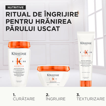 Set Kérastase Nutritive pentru Păr Uscat – Hrănire, Catifelare și Protecție Termică