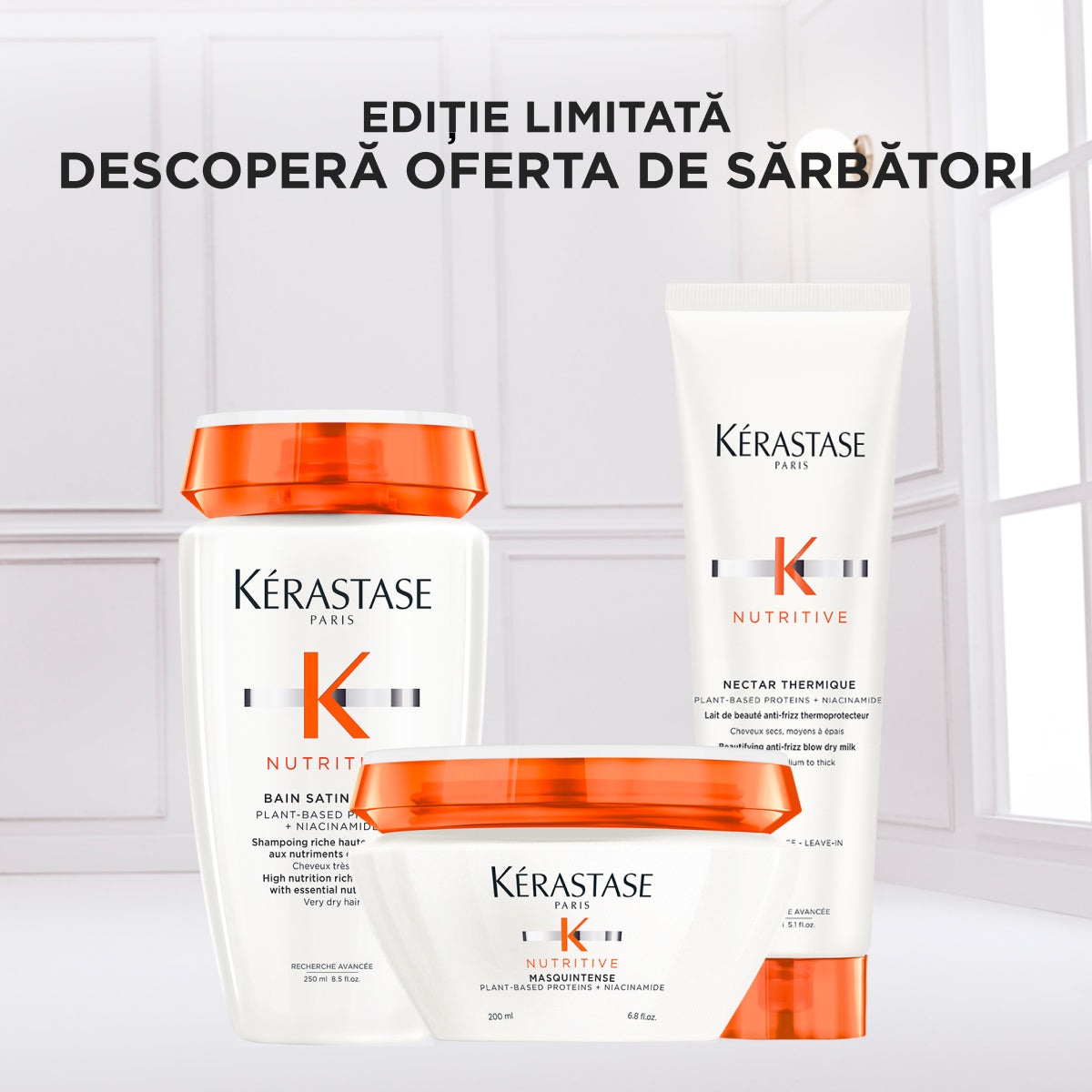 Set Kérastase Nutritive Masque Holidays 2025 - Ritual de ingrijire pentru hranirea parului uscat