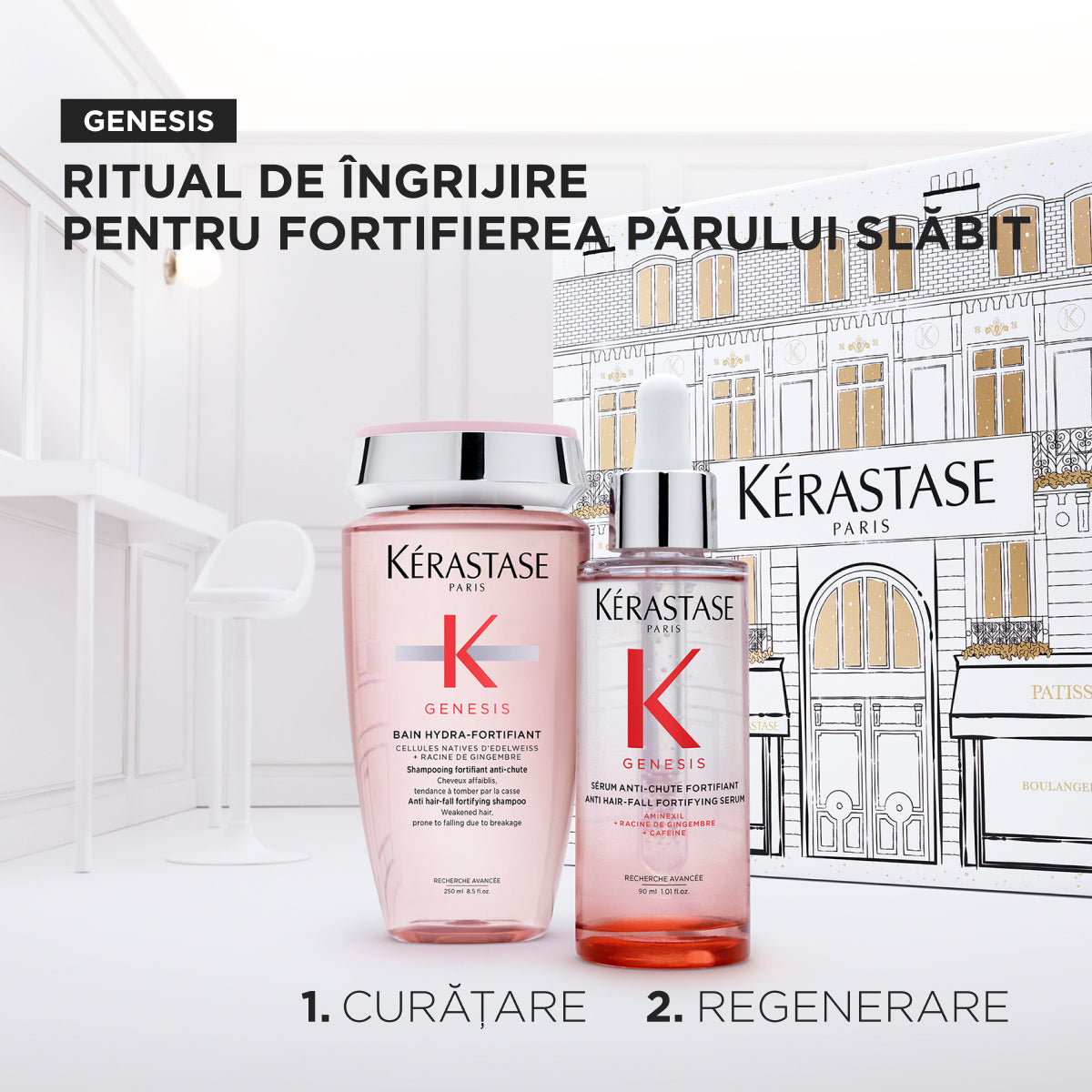 Set Kérastase Genesis Duo Holidays 2025 - Ritual de ingrijire pentru fortifierea parului slabit