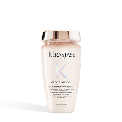 Sampon pentru par gros predispus la electrizare Kérastase Gloss Absolu Bain Crème Hydra-Glaze 250 ml