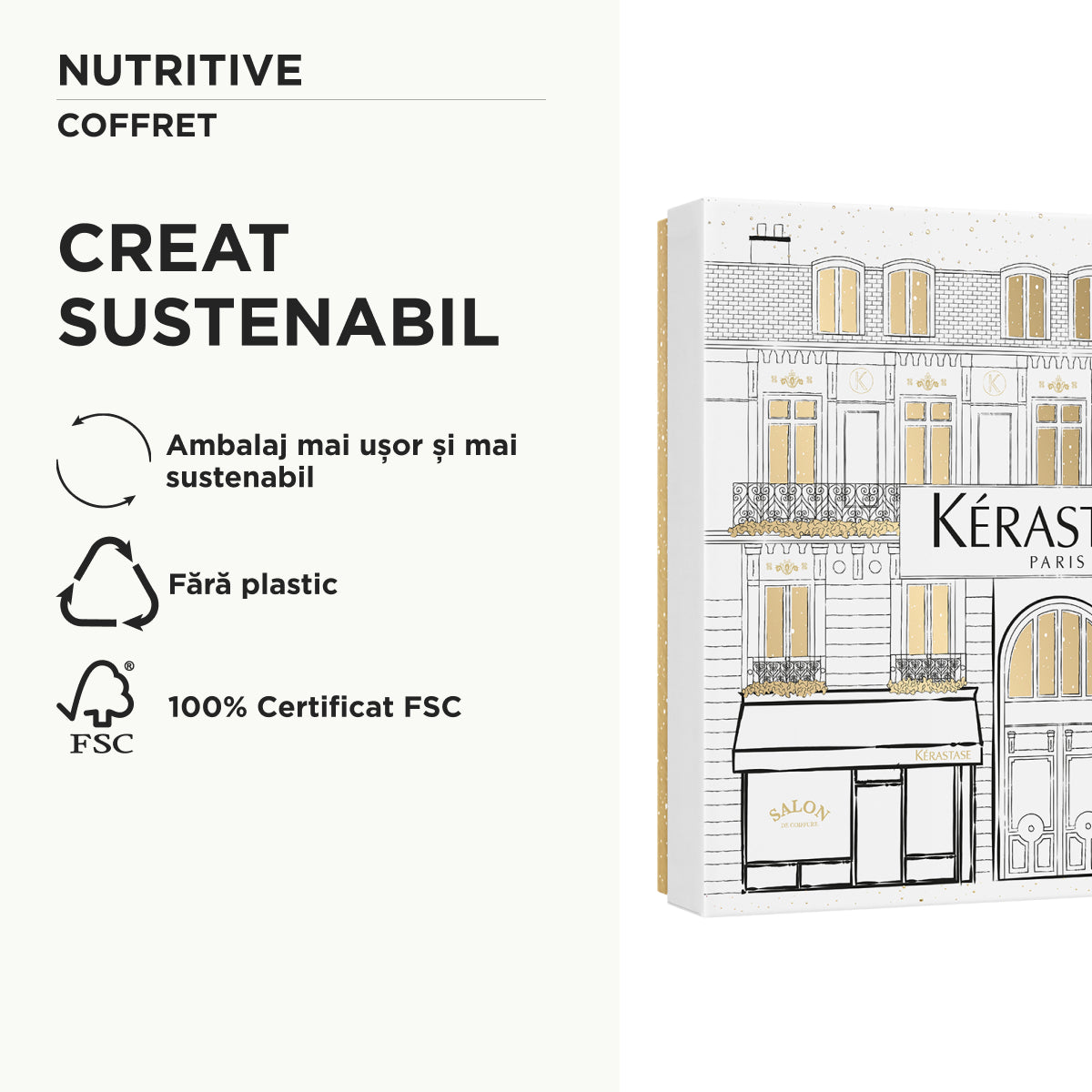 Set Kérastase Nutritive Fondant Holidays 2025, ritual de ingrijire pentru hranirea parului uscat