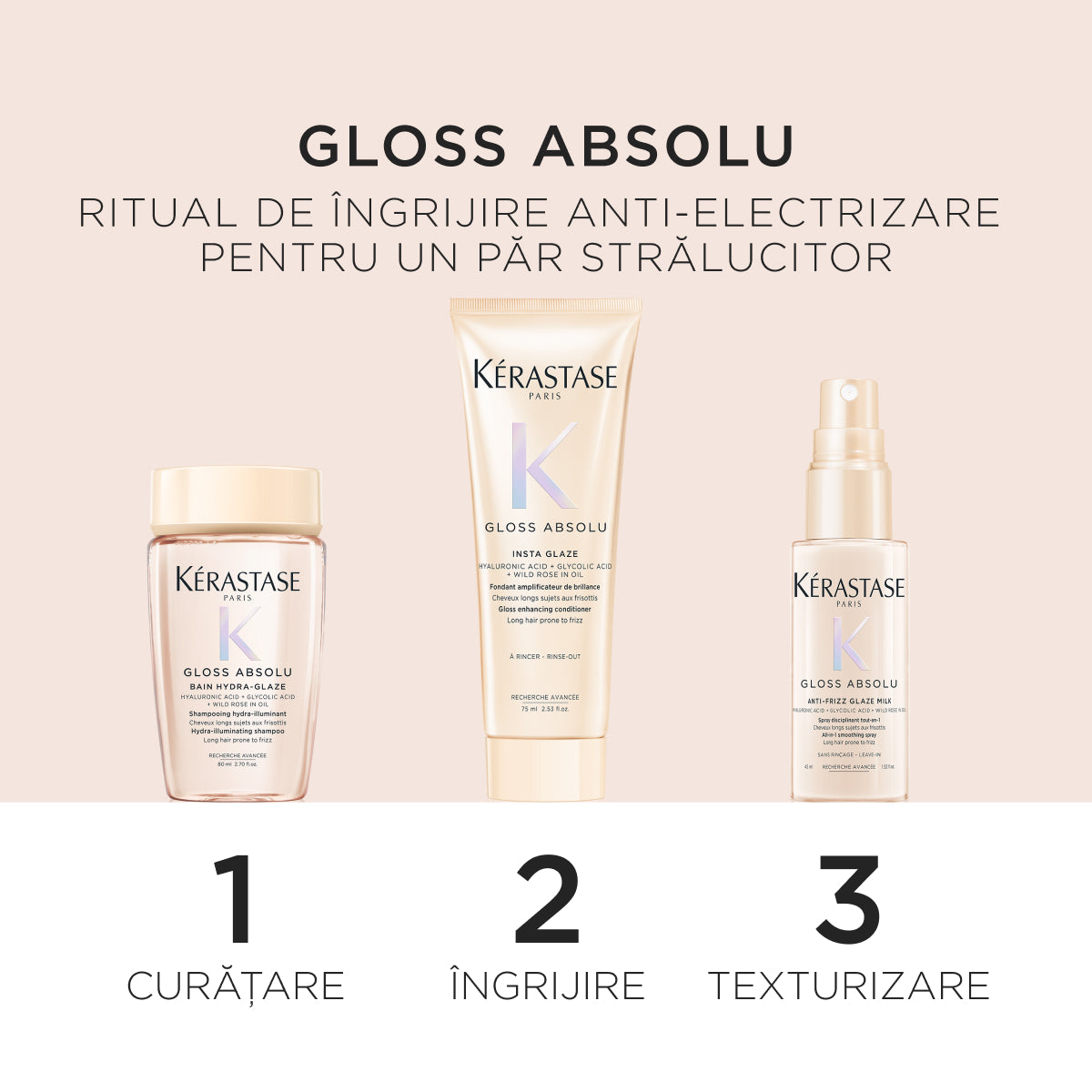 Set Kérastase Gloss Absolu Discovery 2025, travel sizes