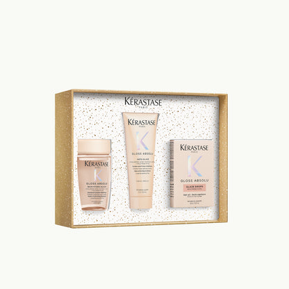 Set Kérastase Gloss Absolu Oil Holidays 2025 - Ritual de ingrijire hydra-glaze pentru un par stralucitor si plin de viata