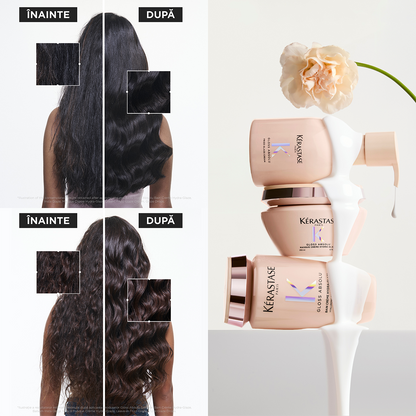 Rezerva Sampon pentru par gros predispus la electrizare Kérastase Gloss Absolu Bain Crème Hydra-Glaze 500 ml