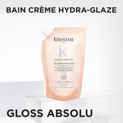 Rezerva Sampon pentru par gros predispus la electrizare Kérastase Gloss Absolu Bain Crème Hydra-Glaze 500 ml