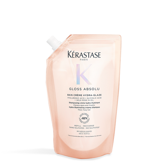 Rezerva Sampon pentru par gros predispus la electrizare Kérastase Gloss Absolu Bain Crème Hydra-Glaze 500 ml