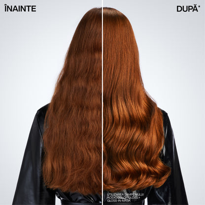 Masca pentru stralucire intensa REDKEN ACIDIC COLOR GLOSS cu otet ultra-acid, glicerina si acizi grasi saturati, pentru un par stralucitor si hidratat, 250 ml