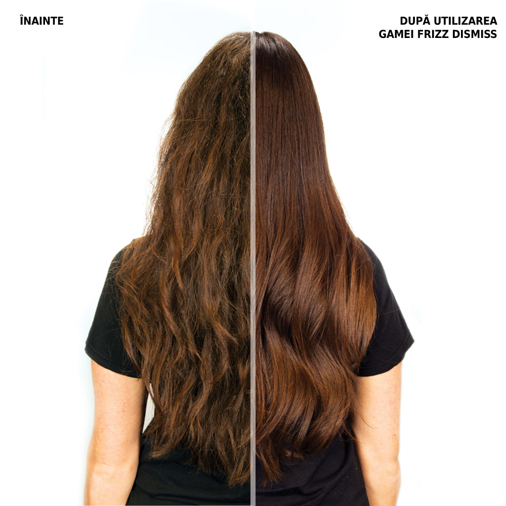 Set rutina profesionala Redken Frizz Dismiss cu ulei de babassu pentru par indisciplinat, electrizat