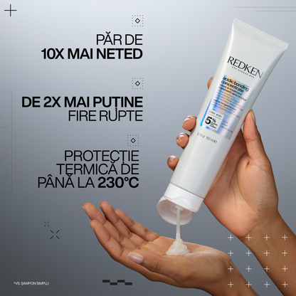 Rutina de ingrijre Redken Acidic Bonding Concentrate pentru par deteriorat si decolorat