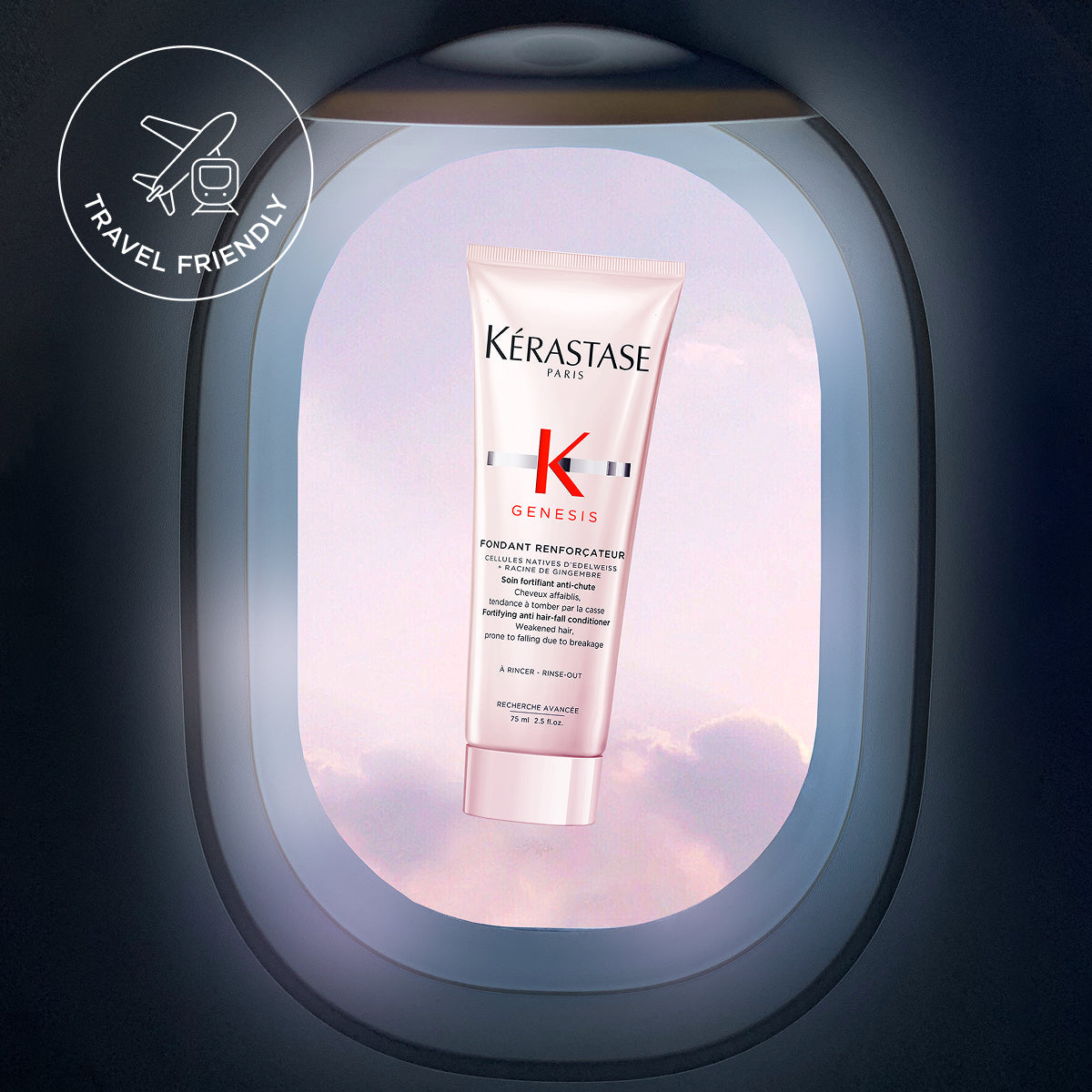 Balsam fortifiant pentru par slabit predispus la cadere Kérastase Genesis Fondant Renforçateur, 75 ml