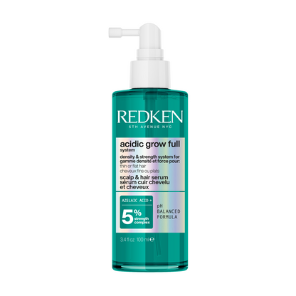 Redken Acidic Grow Full Serum 100ml – Echilibrare pH, Densitate și Fortifiere Scalp