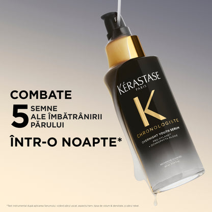 Kérastase Chronologiste Overnight Youth Serum – Ser de Noapte Anti-Aging pentru Regenerarea Părului 90ml