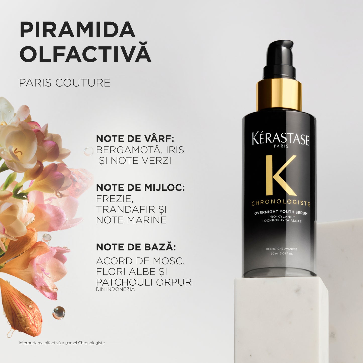 Kérastase Chronologiste Overnight Youth Serum – Ser de Noapte Anti-Aging pentru Regenerarea Părului 90ml