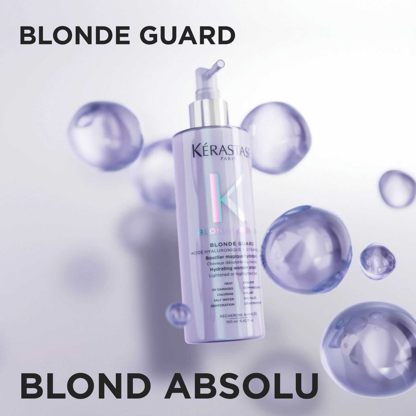 Kérastase Blond Guard – Leave-in Treatment for Blonde Hair, Hydration & Shine 190ml