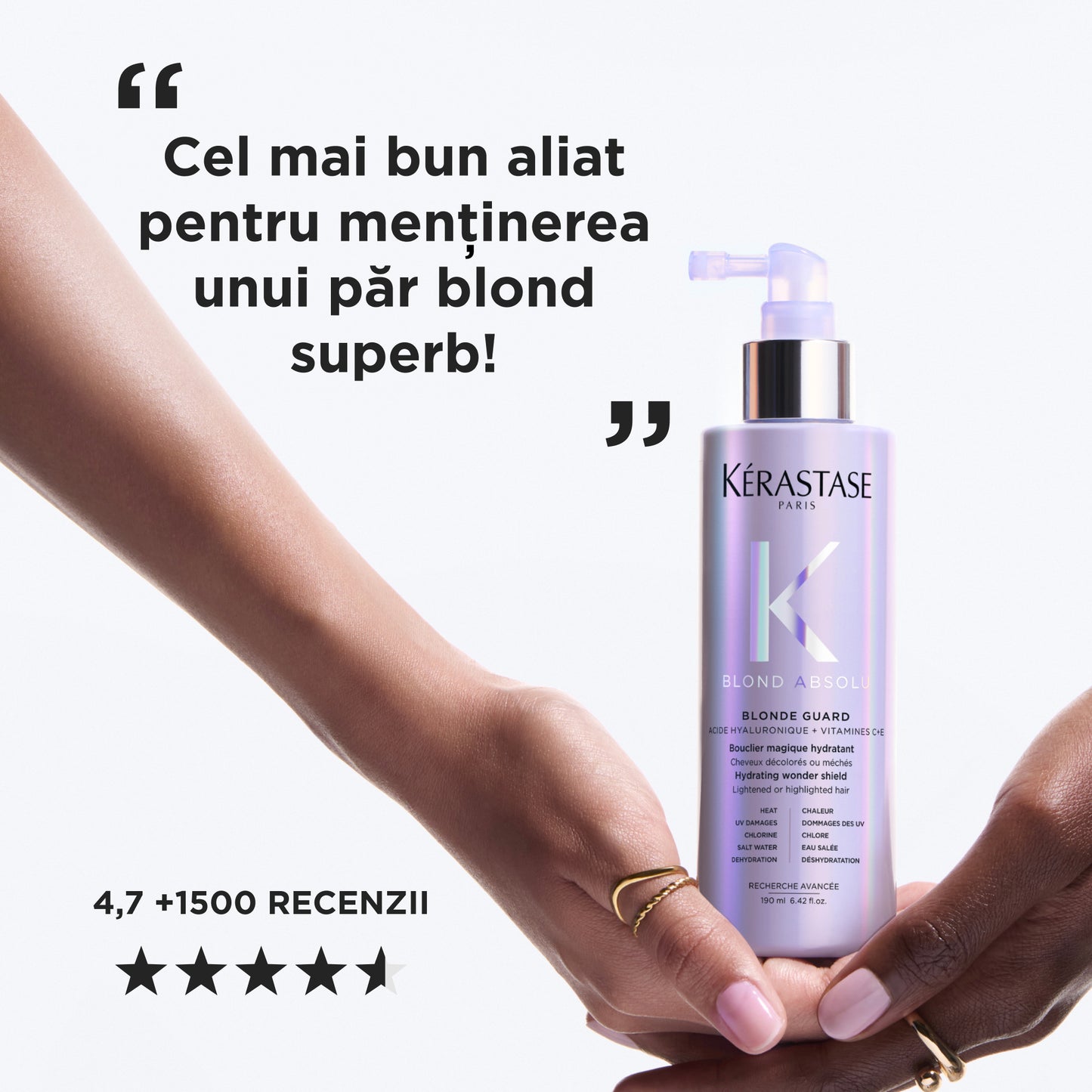 Kérastase Blond Guard – Leave-in Treatment for Blonde Hair, Hydration & Shine 190ml