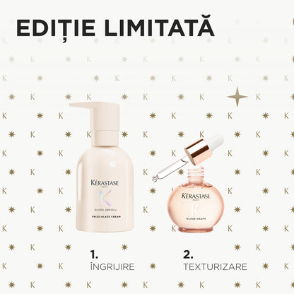 Set Kérastase Gloss Absolu Cream Duo Holiday 2026 pentru strălucire și efect anti-frizz – imagine 8