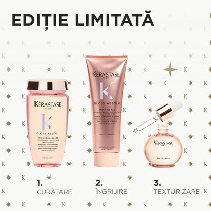 Set Kérastase Gloss Absolu Trio Holiday 2026 pentru strălucire și efect anti-frizz – imagine 8