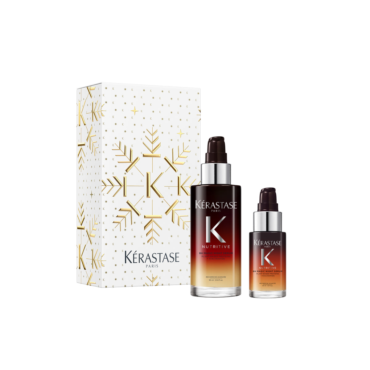 Set Kérastase 8HNS Duo Holiday 2026 pentru păr uscat – imagine 1