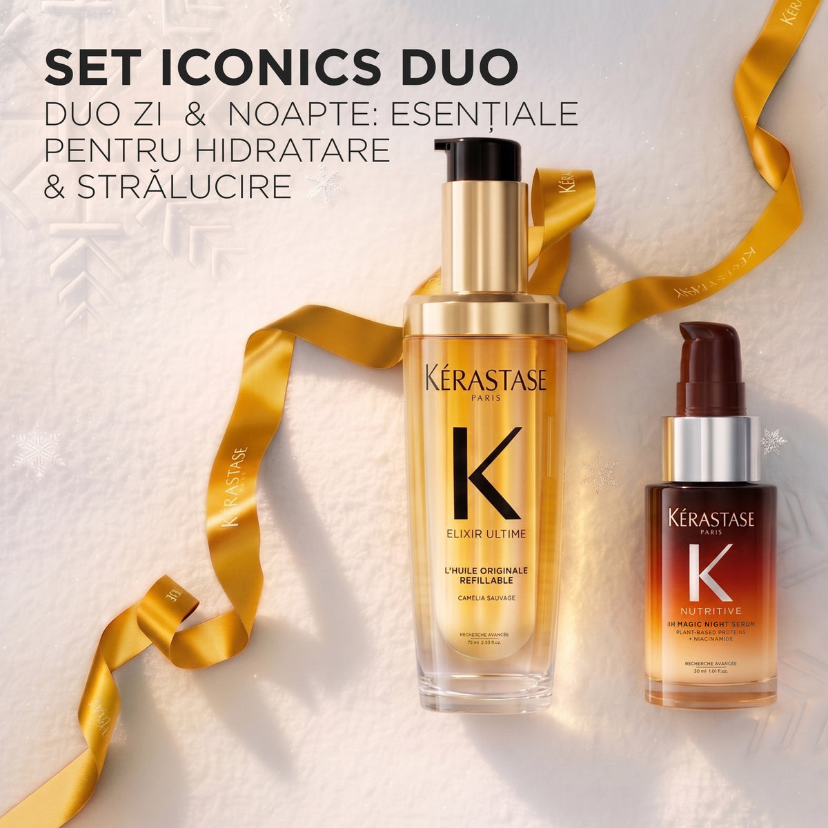Set Kérastase Iconics Duo Holiday 2026 pentru hidratare și strălucire – imagine 2