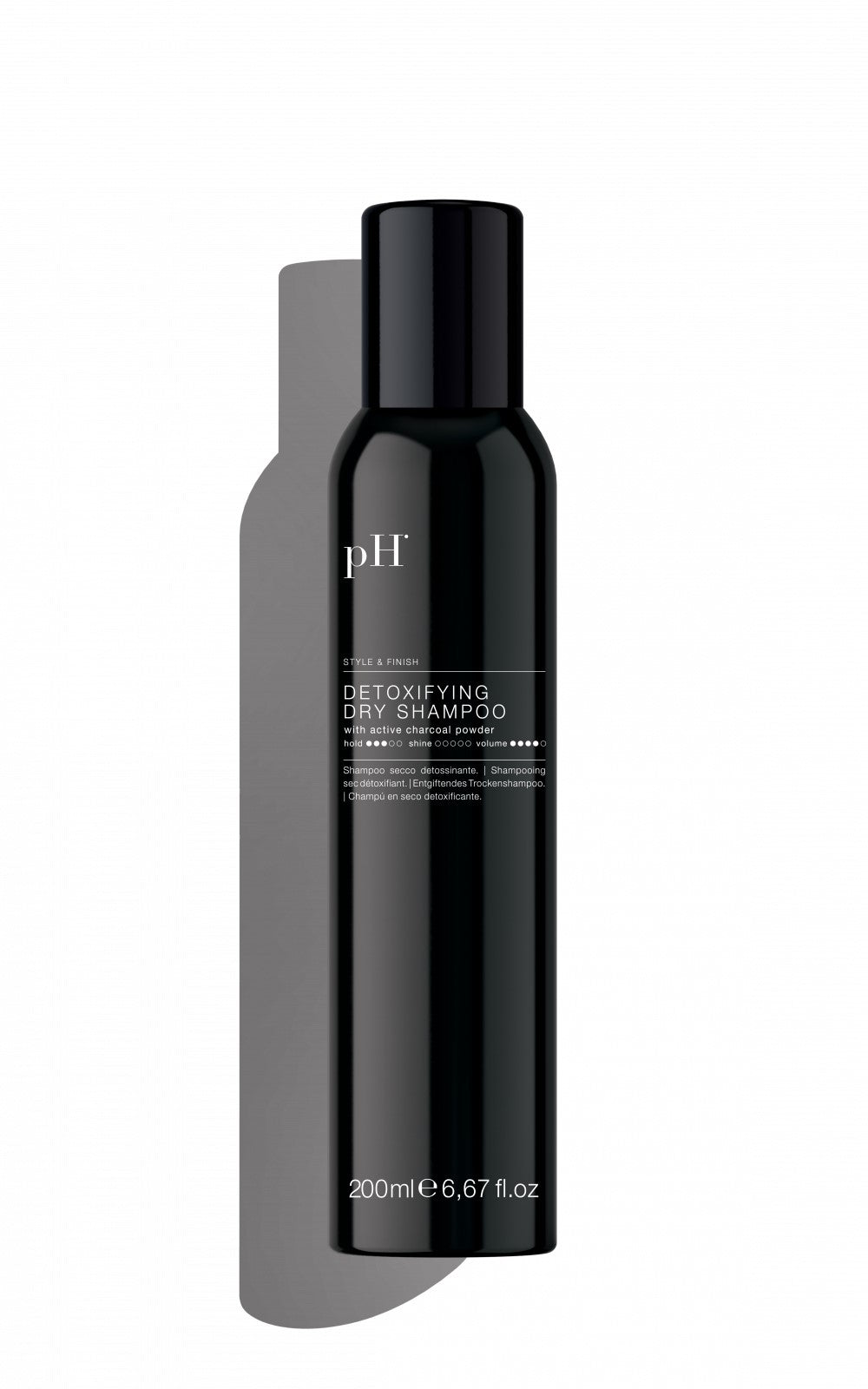 Detoxifying Dry Shampoo, Șampon uscat detoxifiant, pH Laboratories, 200 ml