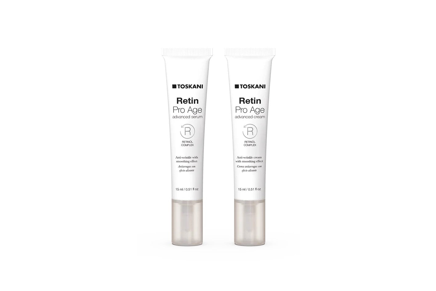 Set de calatorie Toskani Retin Pro Age Advanced Serum & Cream Retinol Complex 2 x 5ml