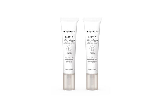 Set de calatorie Toskani Retin Pro Age Advanced Serum & Cream Retinol Complex 2 x 5ml
