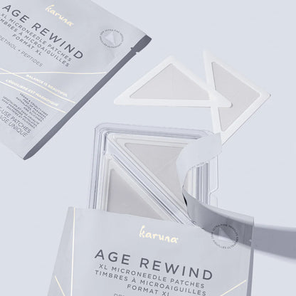 Karuna Age Rewind XL Microneedle Patches – plasturi XL cu microace, retinol și peptide