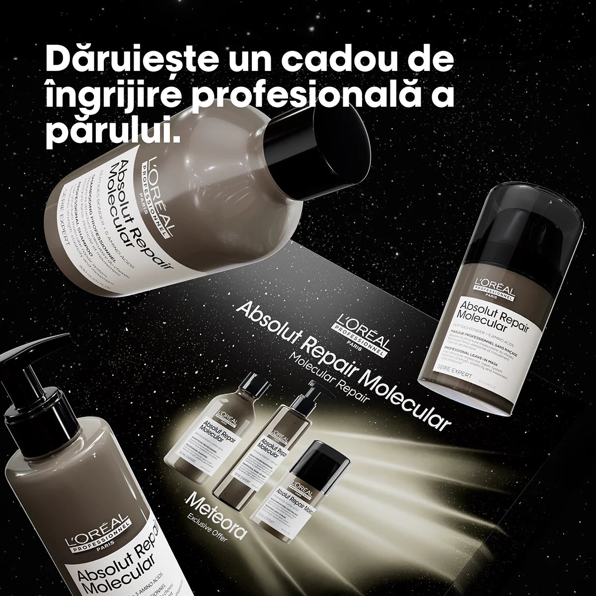 Set pentru par deteriorat L’Oreal Professionnel SE Absolut Repair Molecular Trio