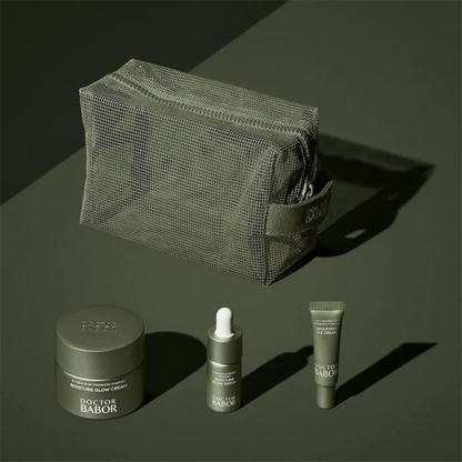 Set Doctor Babor Microbiomic Moisture glow pentru un ten hidratat, luminos si echilibrat 50ml+10ml+7ml