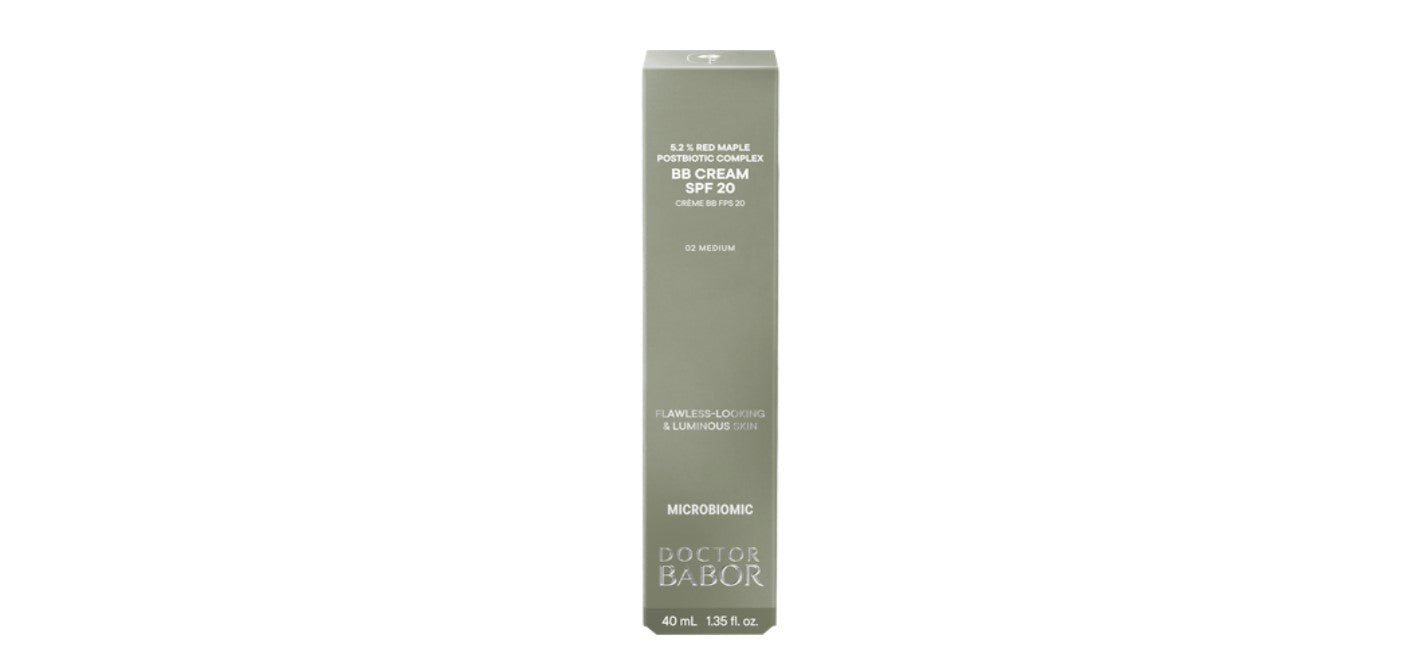Cremă BB cu Spf20 Doctor BABOR  Microbiomic, 02 Medium, 40ml